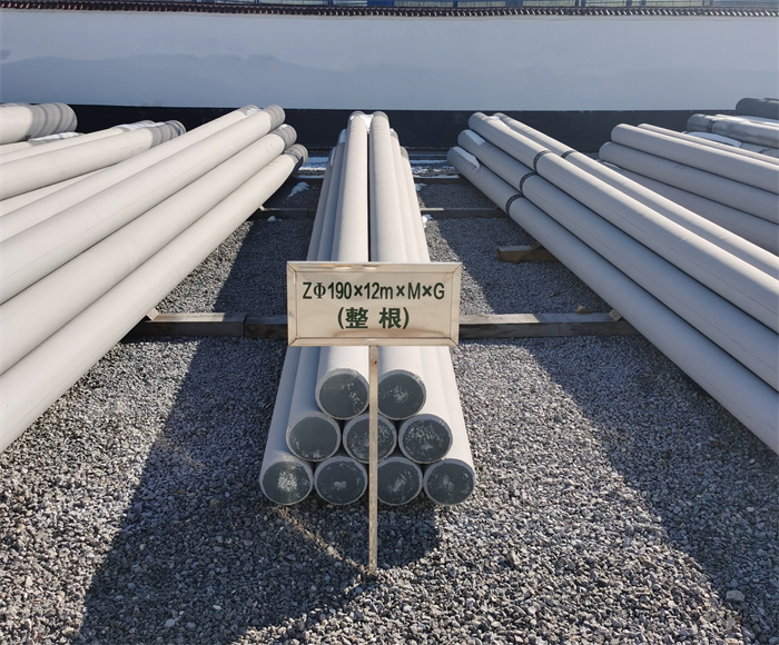 新密190×12米钢筋混凝土水泥电线杆